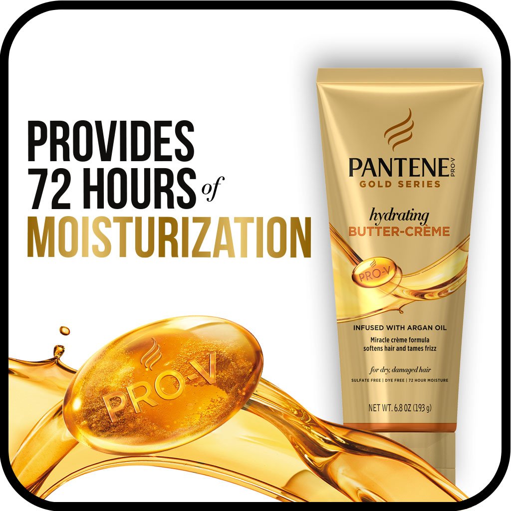 Pantene ProV Gold Series Hydrating Butter Cream, 6.8 Ounce