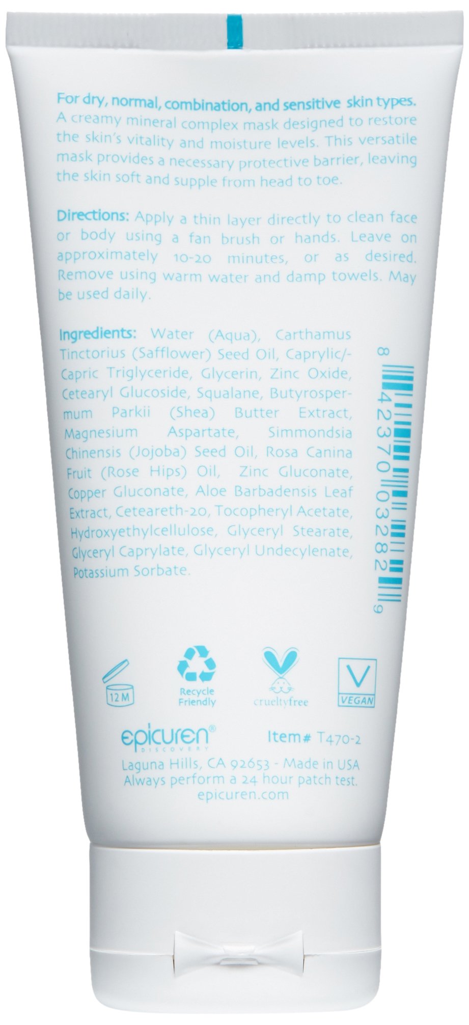 Epicuren Hydrating Mineral Mask - 2.5 oz