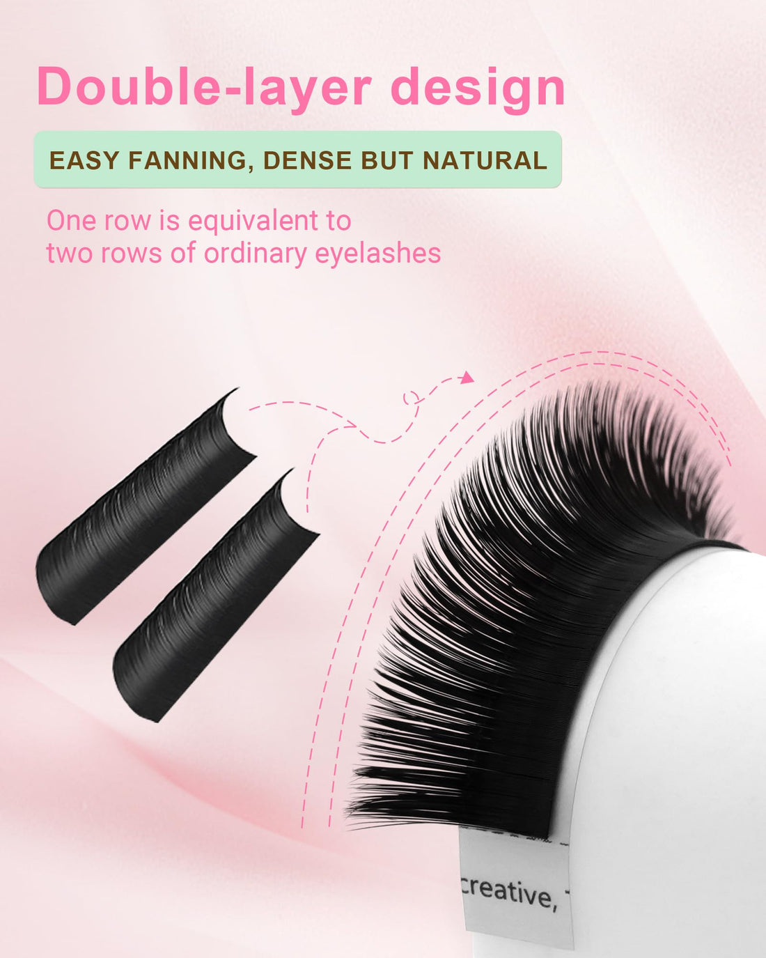 NAGARAKU Easy Fan Eyelash Extensions Volume Lash 0.07 C curl 8-15mm Mix Tray Rapid Blooming Faux Mink Cluster For Beginners Soft Professional Lash Supplies
