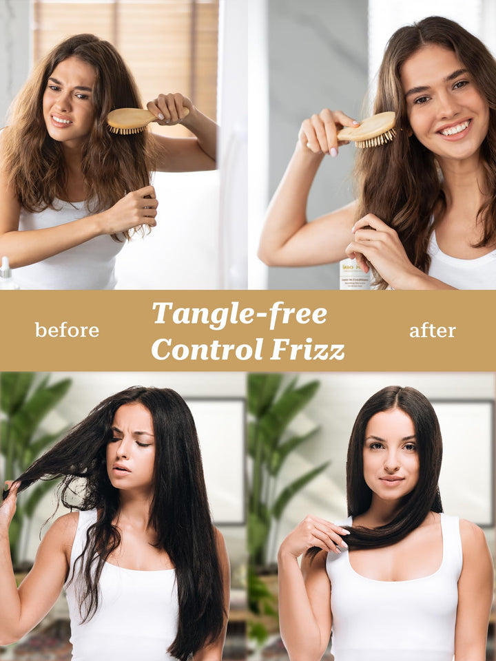 Dao Hair Leave-In Conditioner with Jojoba, Silk and Camellia for Hydration and Repair, Anti-Frizz, for Dry, Curly and Wavy Hair, 12oz