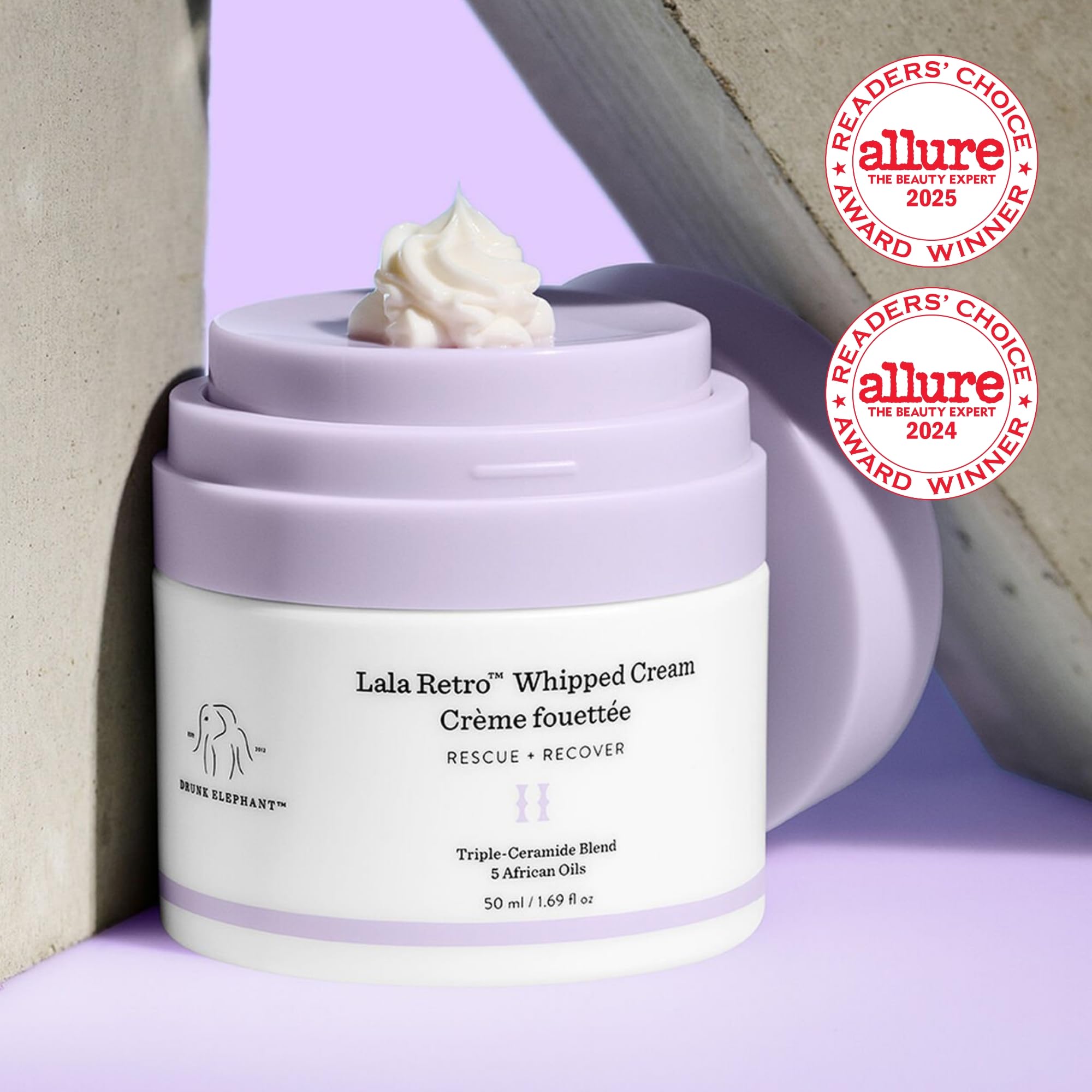Drunk Elephant Lala Retro Whipped Cream for Women - 1.6 oz Cream