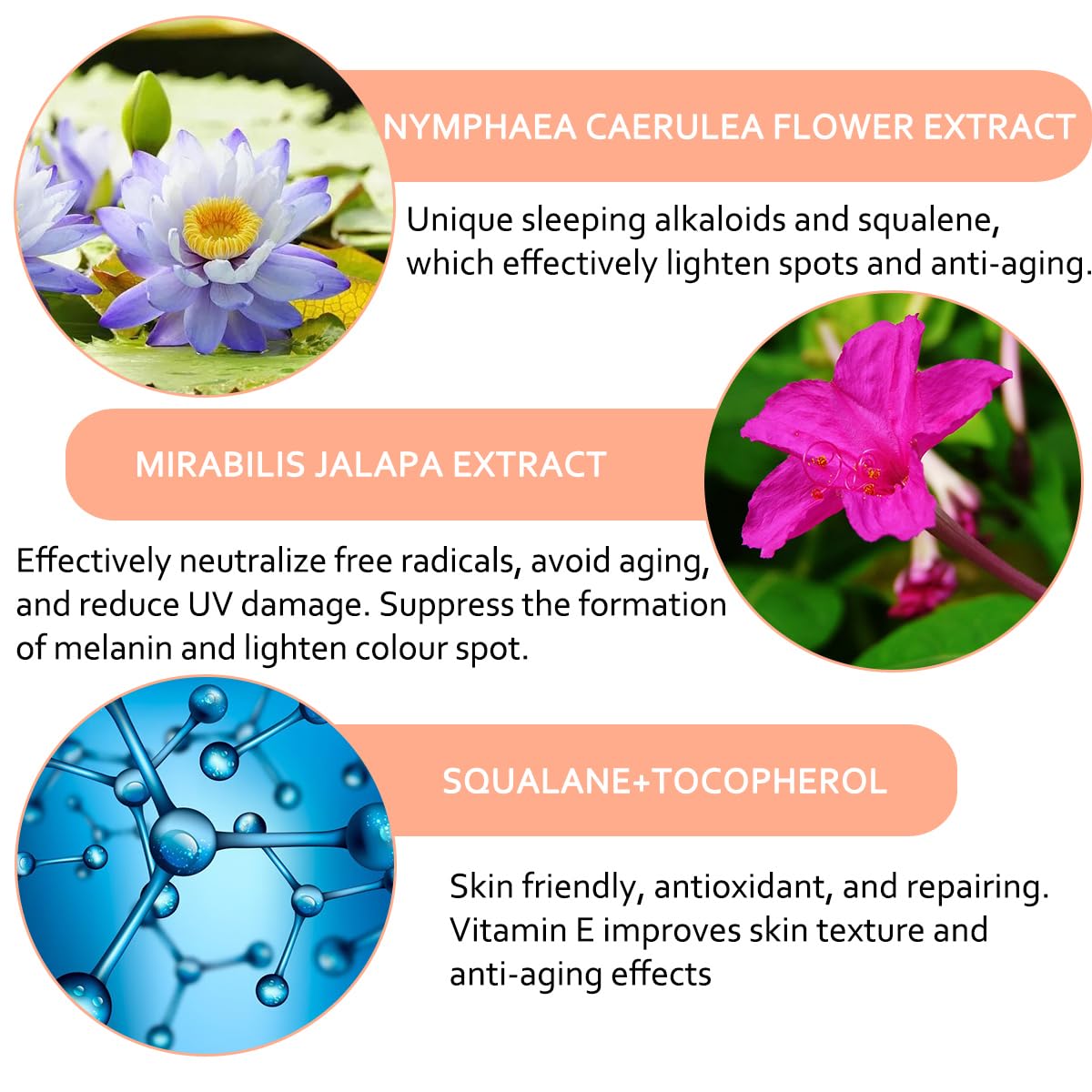 Bowitzki Color Changing Lip Oil Lip Glow Gloss Hydrating Transparent Tinted Nourishing Long Lasting Lip Balm Care Moisturizing Repairing Lightening Lip Lines Blue Lotus Tocopherol Squalane (Peach)