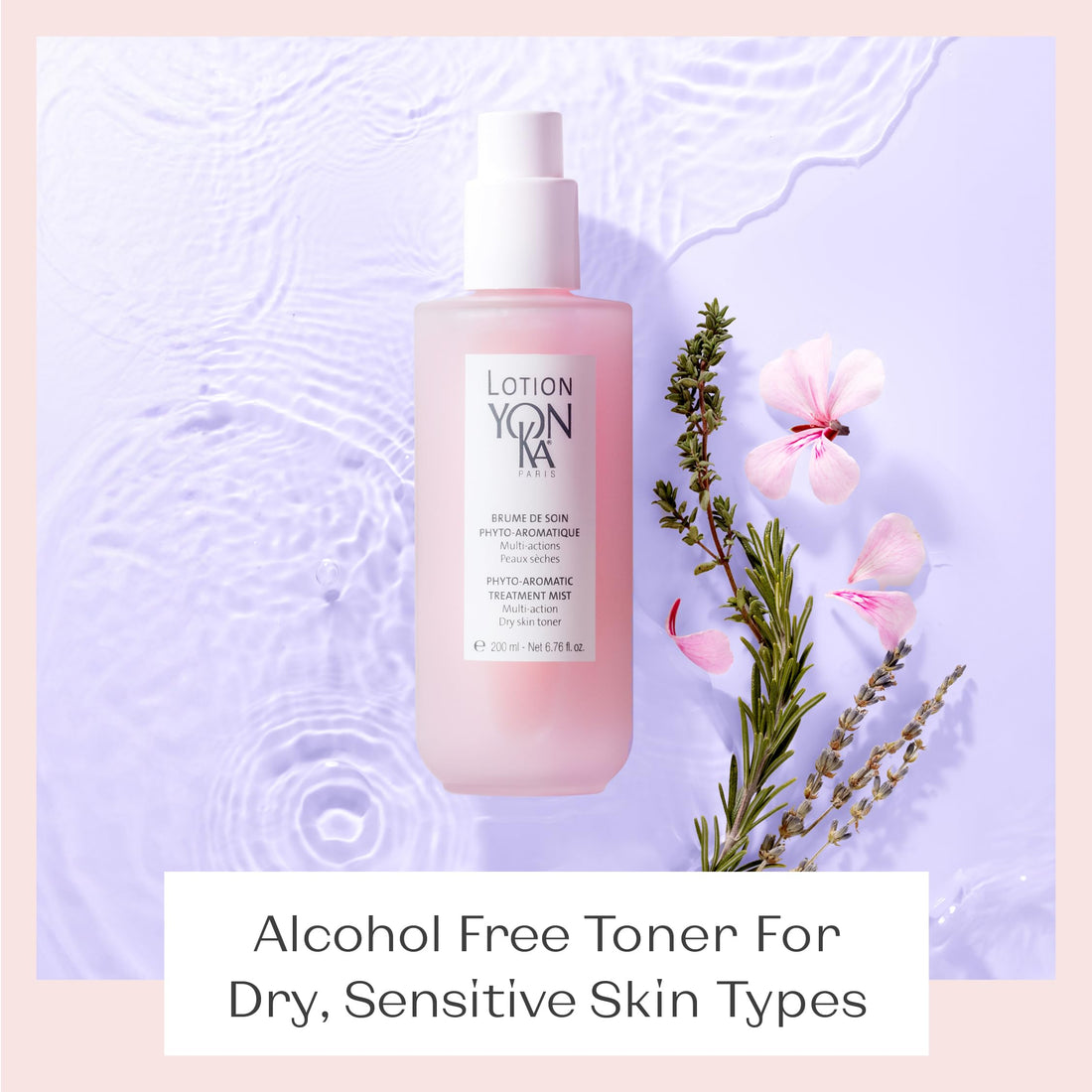 Yonka Lotion Yon-ka Invigorating Mist Dry Skin for Unisex, 6.76 Ounce