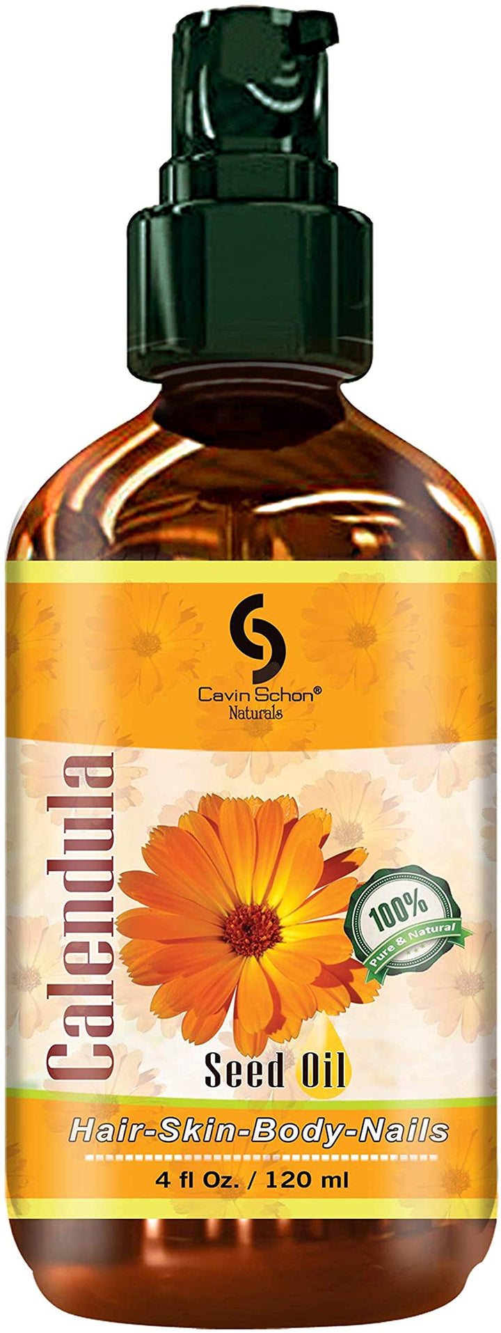 Cavin Schon Skin Moisturizer Calendula Oil, 4 Oz