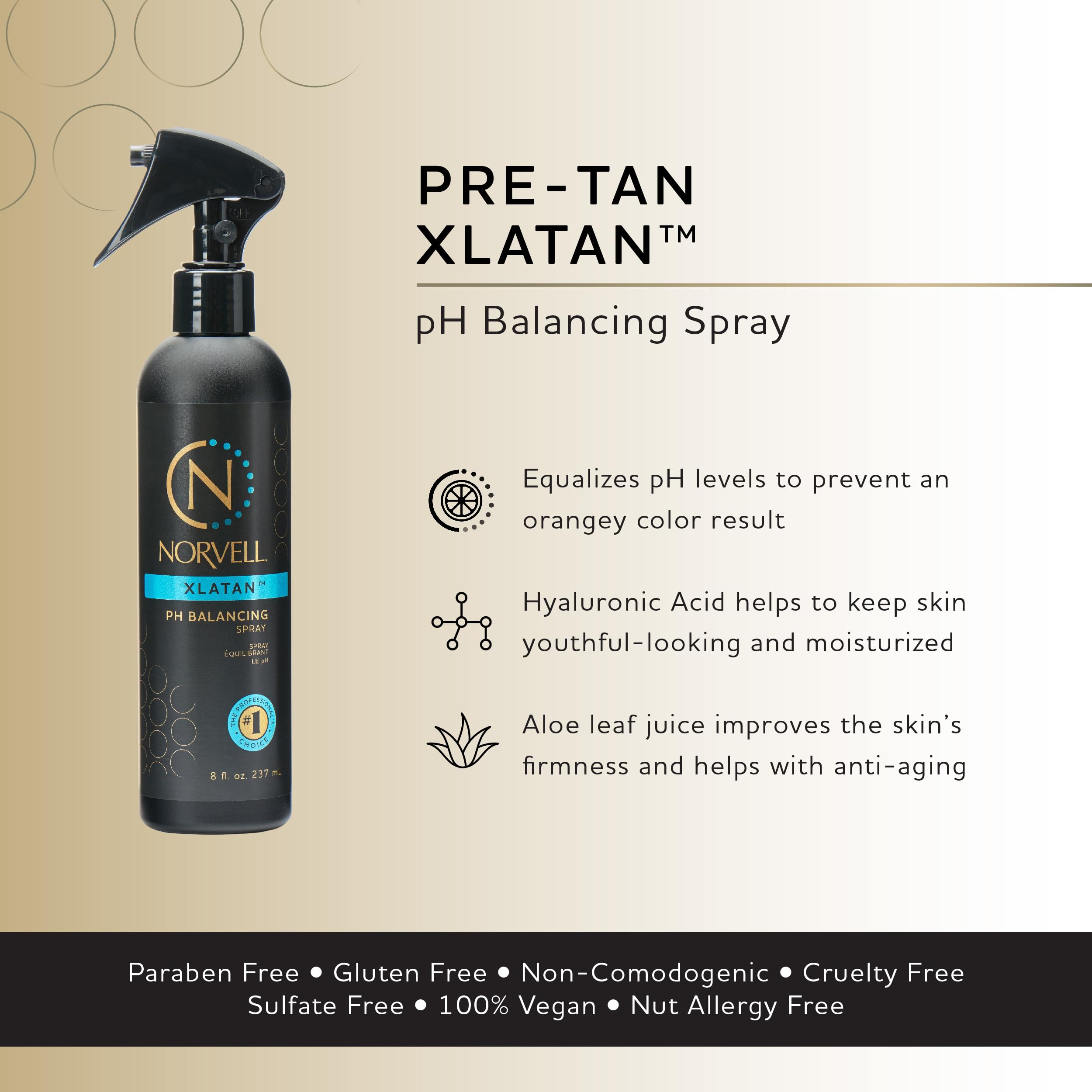 Norvell Amber Sun xLa Tan pH Balancing Prep Spray 6.7 oz