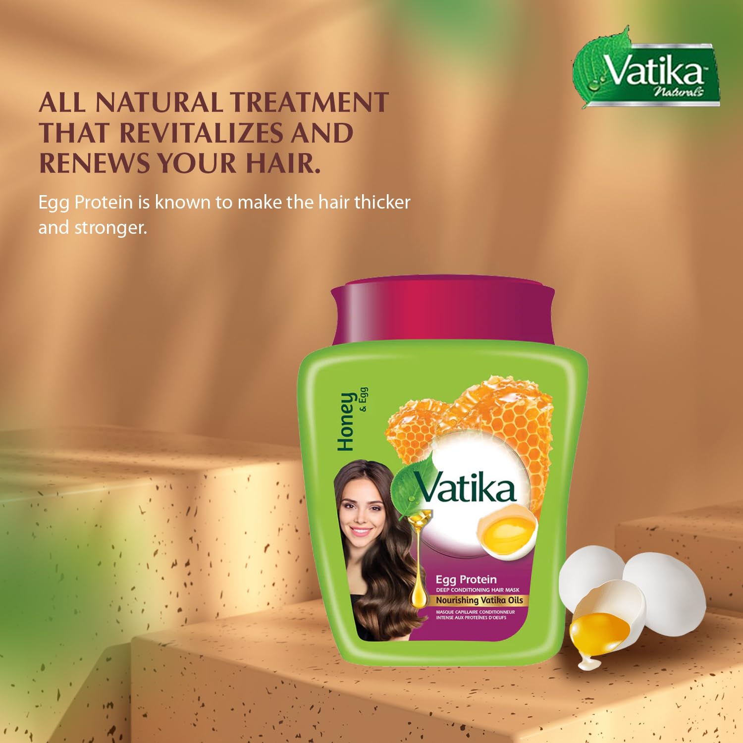 Dabur Vatika Naturals Nourishment Hot Oil Treatment, 500 Grams