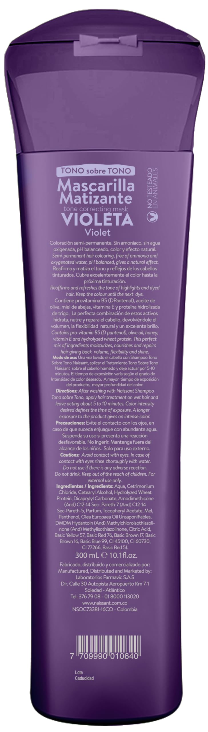 Naissant Mask Matizante Violeta - Matizante 10.1oz(440ml)