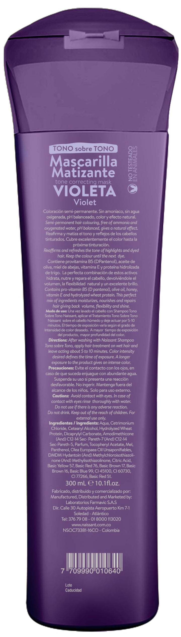 Naissant Mask Matizante Violeta - Matizante 10.1oz(440ml)