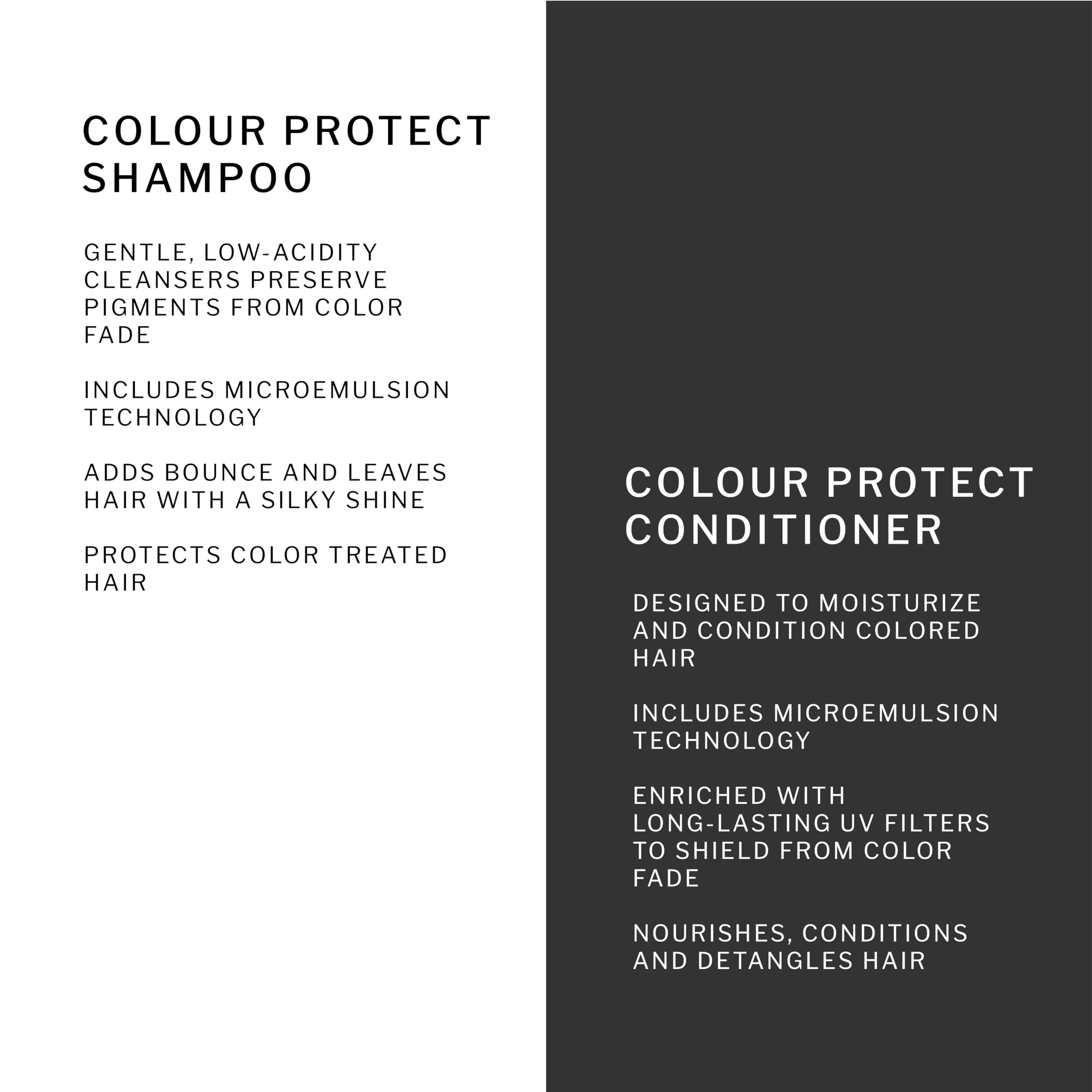 Sachajuan Colour Protect Shampoo and Conditioner Set - Protect and Prevent Color Fade with Microemulsion Technology - Set of 2 (8.45 oz each)