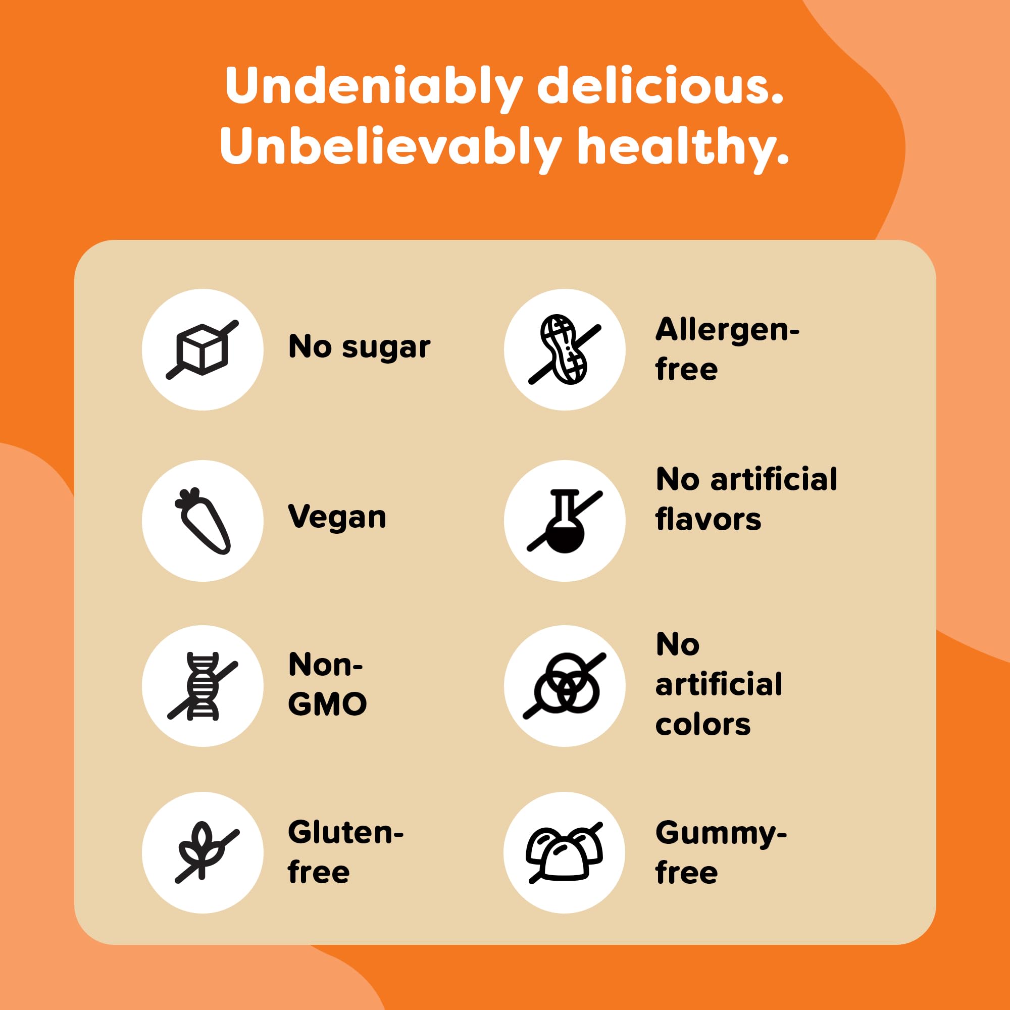 Renzo's Bright & Brainy Vitamin B6 - Dissolving Kids Vitamin B6-60 Sugar-Free Melty Tabs, Oh Oh Oh Orange Flavored