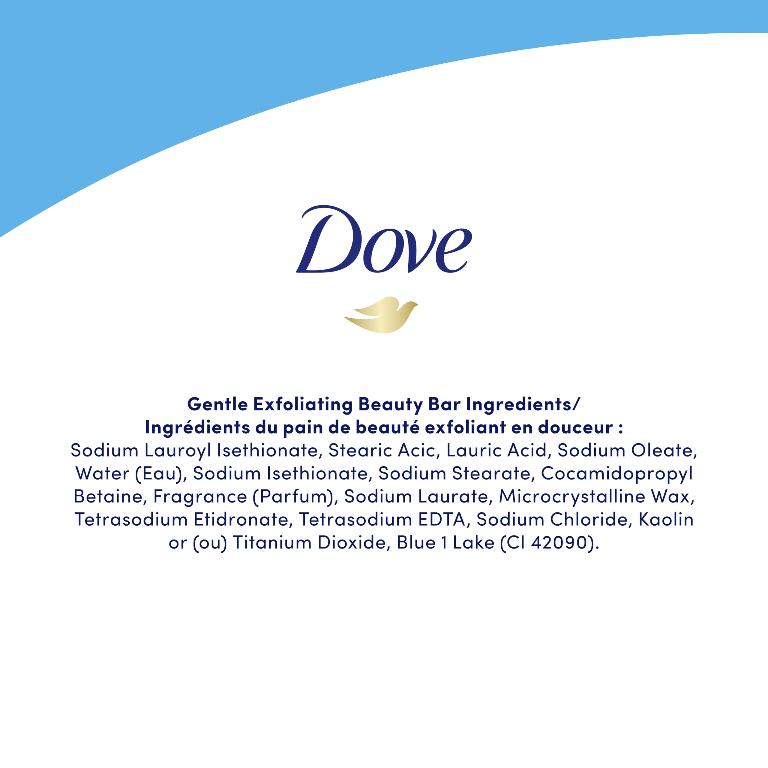 Dove Beauty Bar for Softer and Smoother Skin Gentle Exfoliating More Moisturizing Than Bar Soap 3.75 oz, 6 Bars