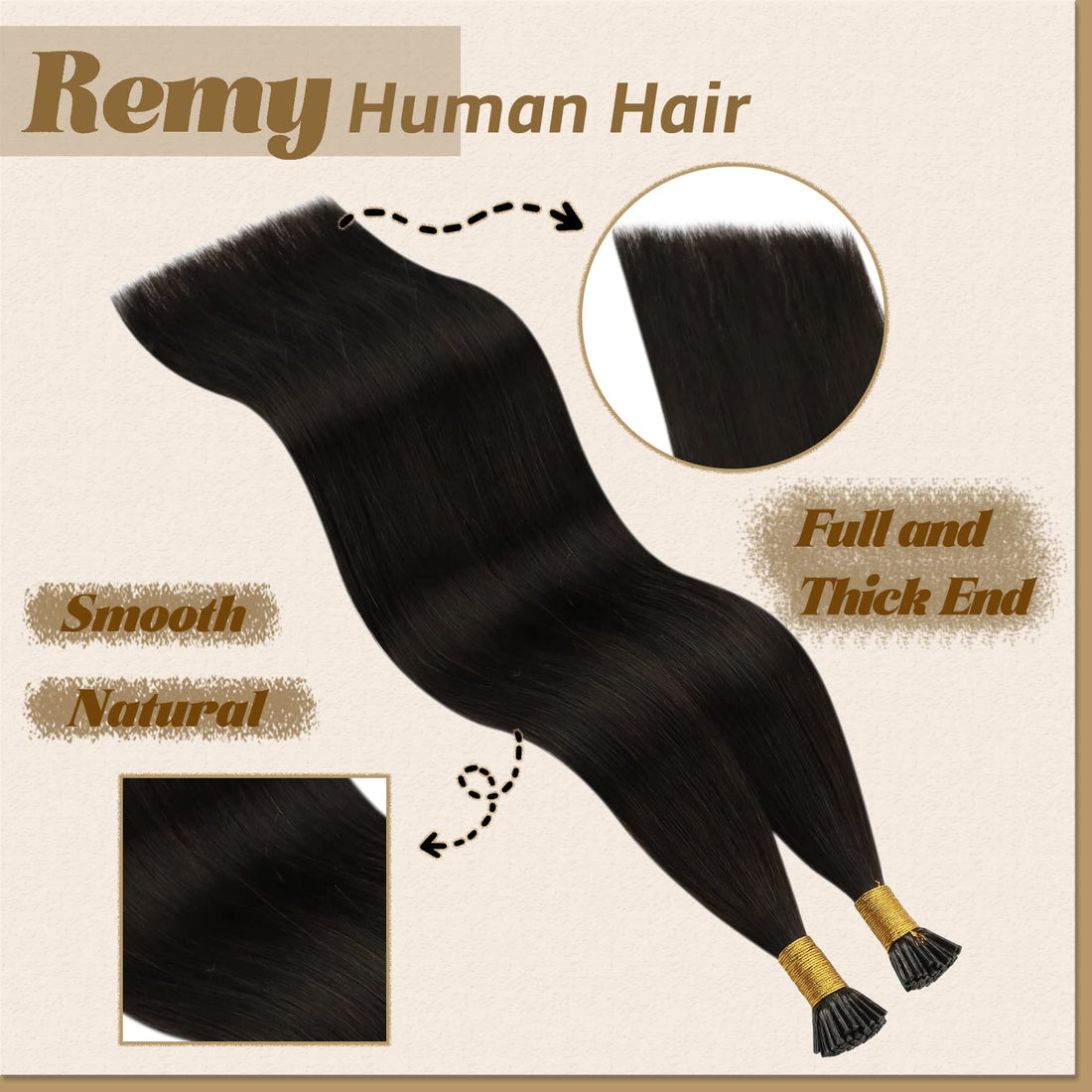 22, 2: Youngsee 22 Inch Remy Straight I Tip Human Hair Extensions Pre Bonded Keratin Hair 1G/Strand #2 Darkest Brown Stick Tip Extensions Human Hair 50G Per Package