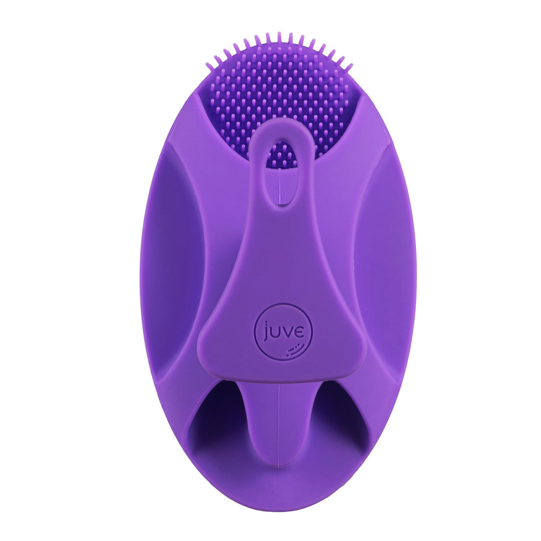 Juve Silicone Shower Scrubber- Body and Face Exfoliator for Women and Men- Exfoliating Bath Brush for Showering- Wash Away Excess Skin- Bathing Essentials Products and Accessories for Hygiene