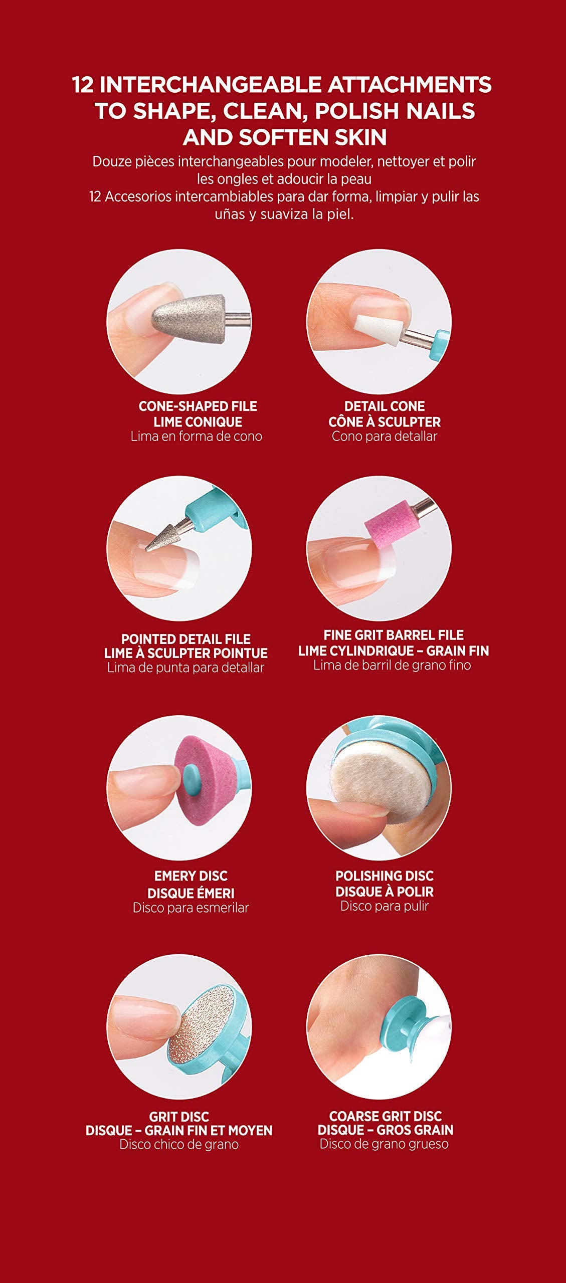 Kiss Power File X Nail Dryer, 1.14 Lb