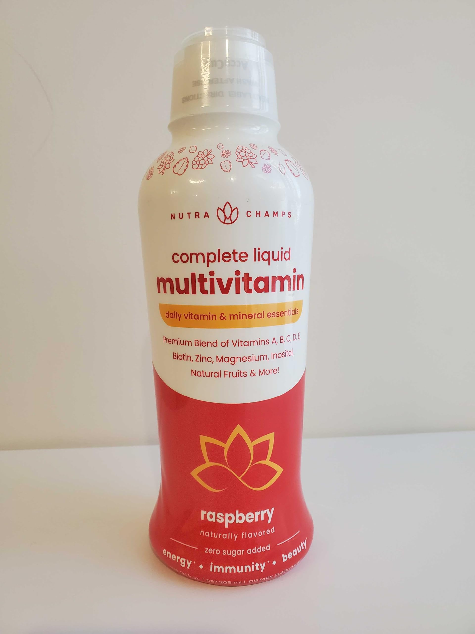 NutraChamps Complete Liquid Multivitamins | No Added Sugar | Liquid Vitamins for Women, Men & Kids | Vegan Liquid Vitamin Multimineral Supplement | Energy, Immunity & Beauty