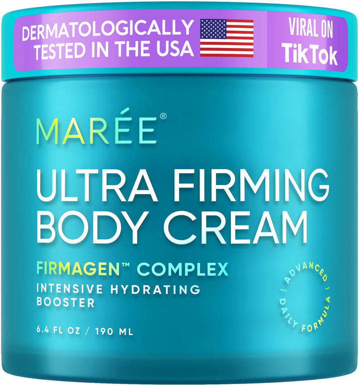 MAREE Moisturizer Body Cream - Body Moisturizer Face Cream with Hyaluronic Acid & Collagen - For Extremely Dry Skin for Women & Men - Crema Hidratante Para El Cuerpo Skin Care Moisturizing - 6.4 Fl Oz