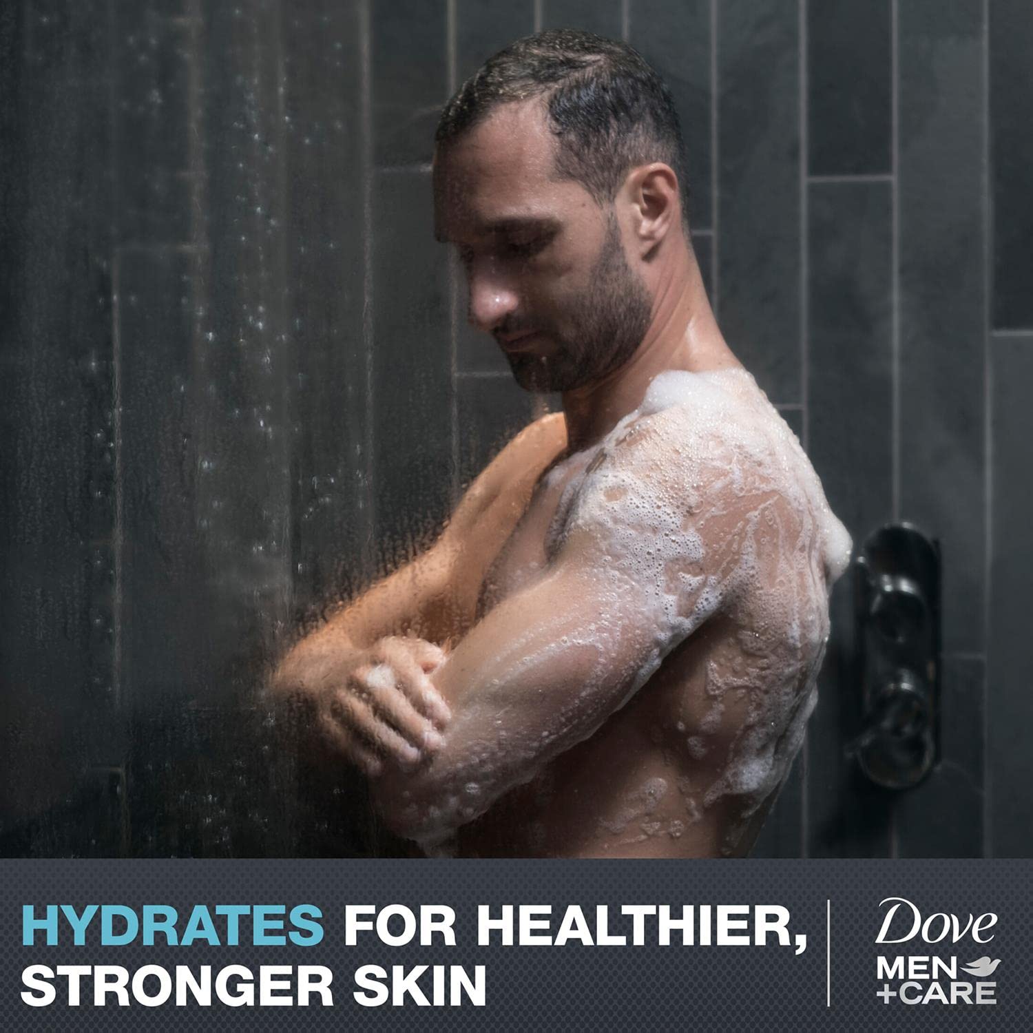 Dove Men+Care Body Wash and Face Wash for Dry Skin Clean Comfort Effectively Washes Away Bacteria While Nourishing Your Skin 13.5 oz