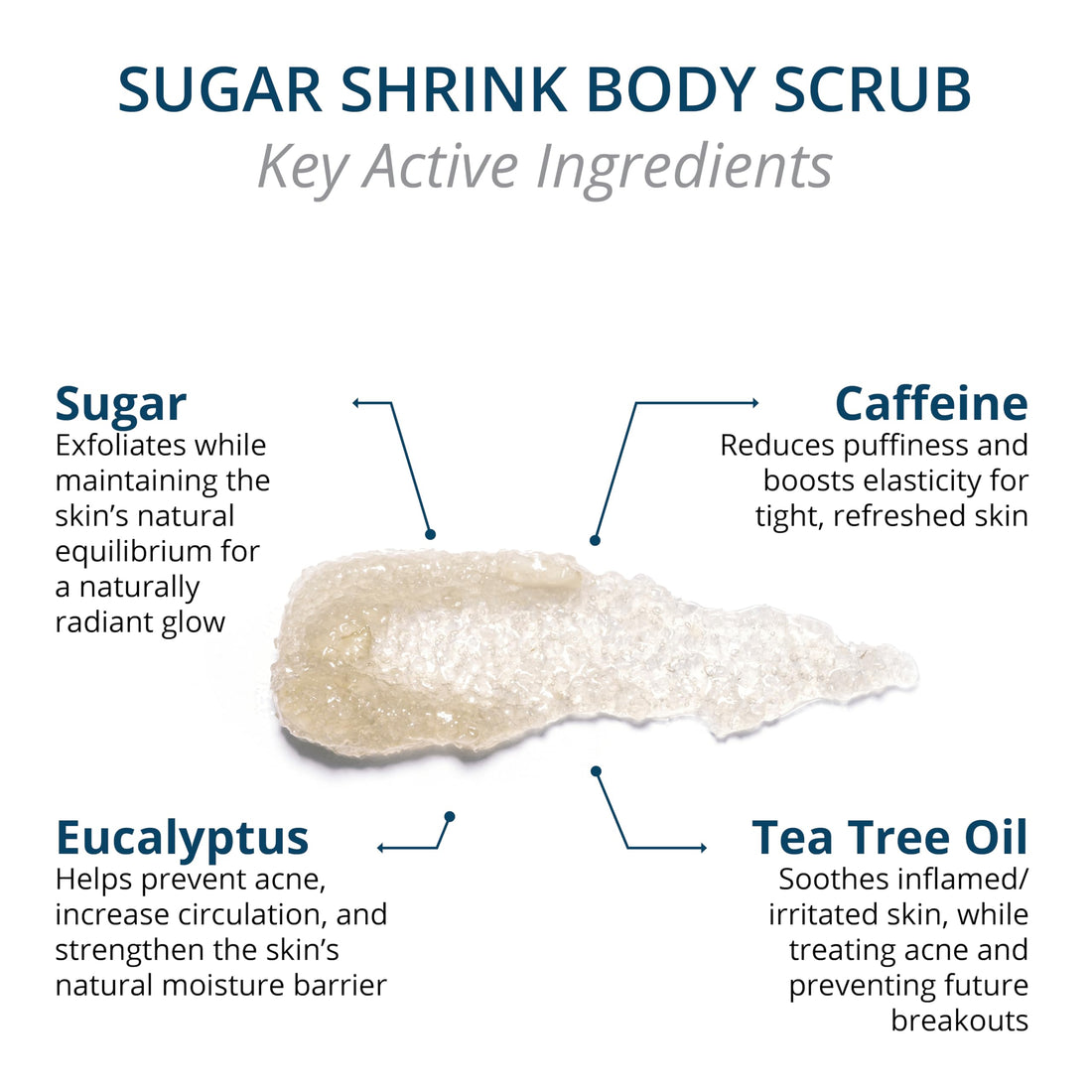 Visha Skin Care Sugar Shrink Body Scrub