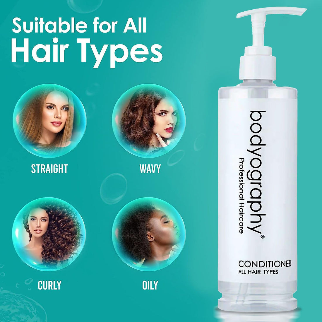 World Amenities Bodyography Blanc Pump Hair Conditioner - Smooth, Nourishing Hair Care Conditioner