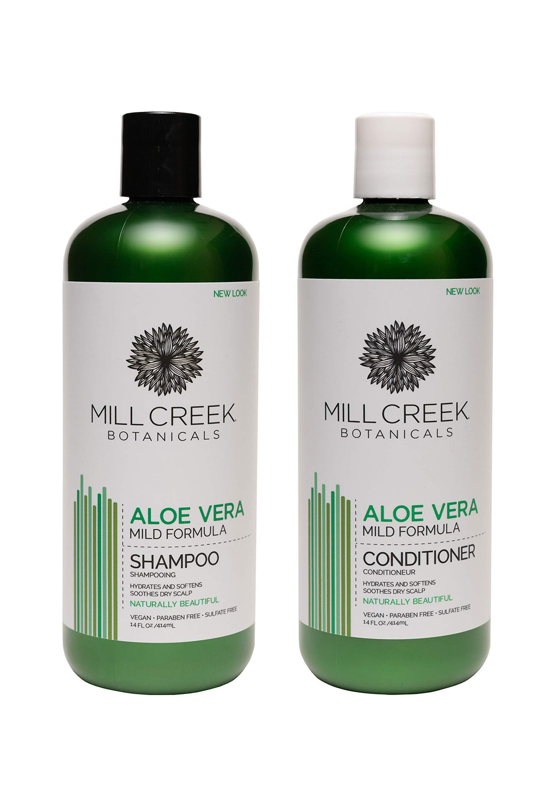 Mill Creek Botanicals Aloe Vera shampoo and conditioner bundle