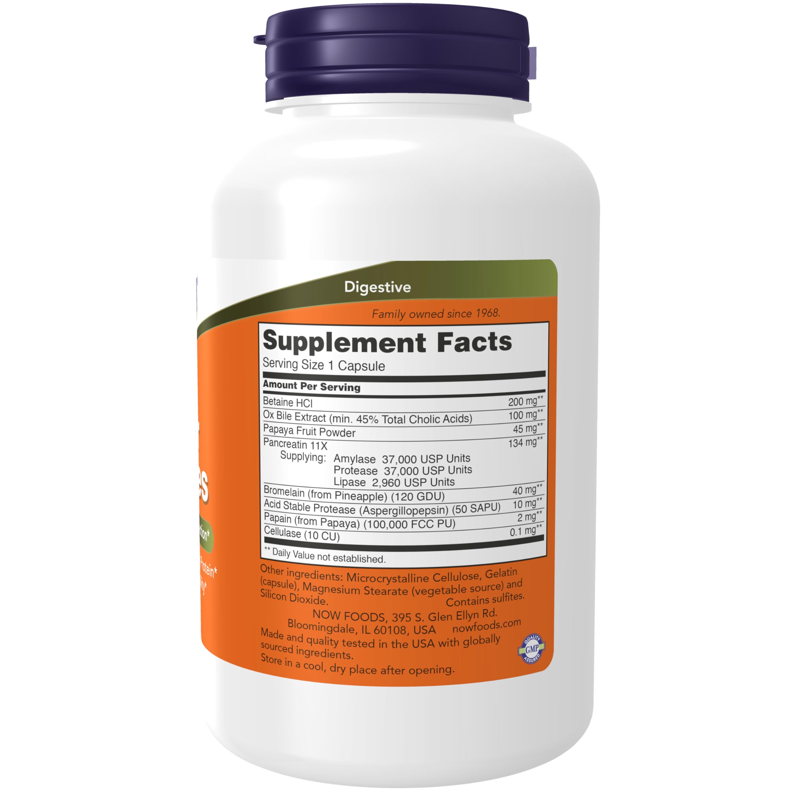 Now Foods Super Enzymes 180 Capsules, 2 Pack