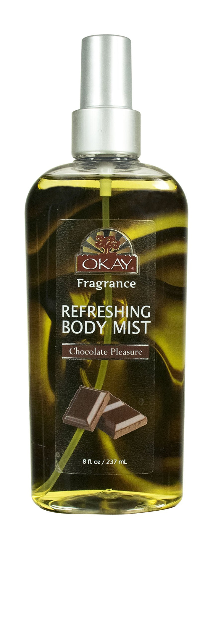Okay Refreshing Body Mist, Chocolate Pleasure, 8 Ounce