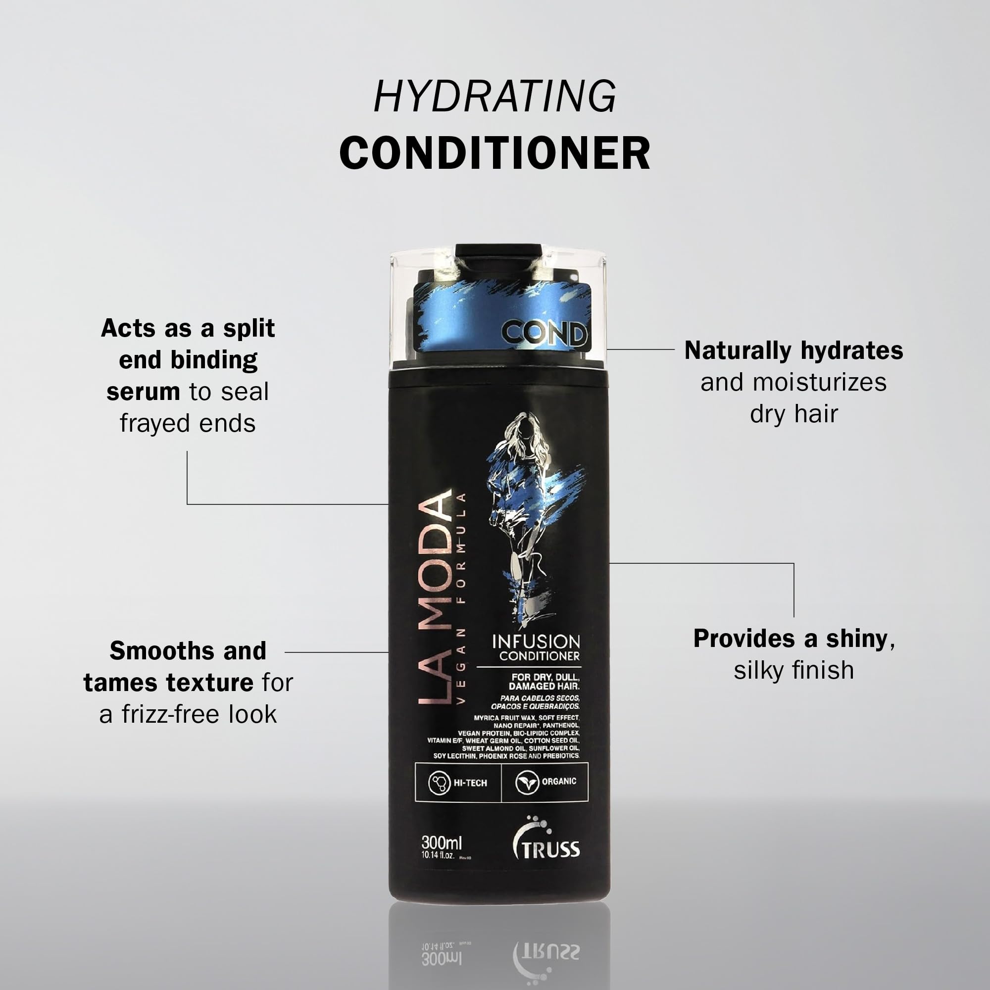 La Moda Infusion Conditioner by Truss for Unisex - 10.14 oz Conditioner