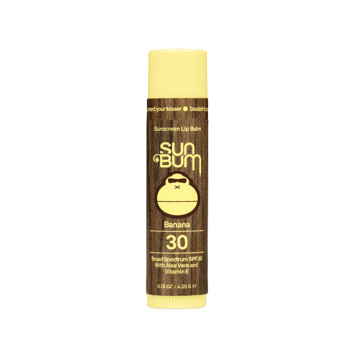 Sun Bum Sunscreen Lip Balm, Banana, SPF 30.15oz Stick, Lip Sunscreen, Paraben Free