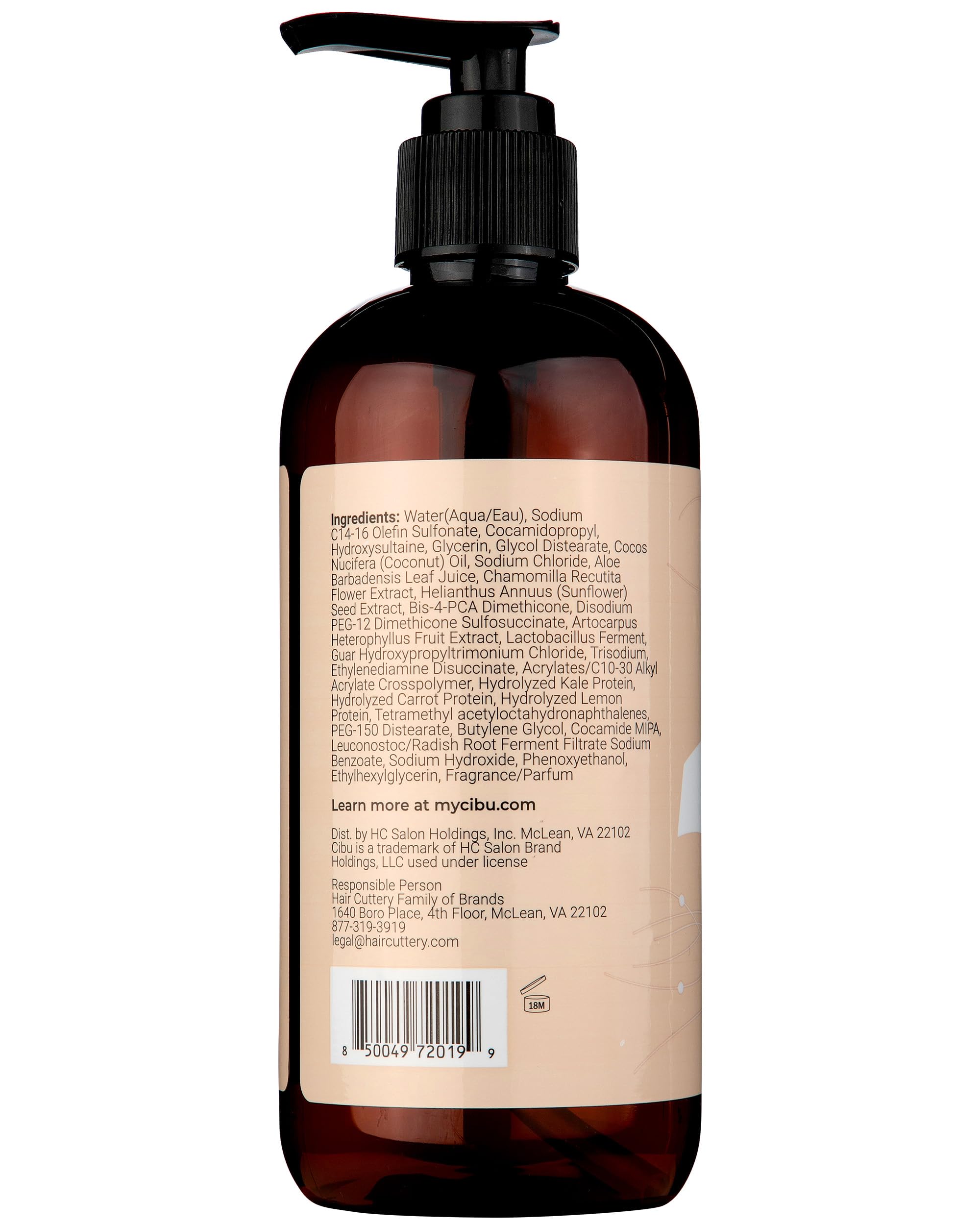 Cibu Revive and Restore Shampoo | Shampoo for Dry Damaged Hair with Oleic Acid, Linoleic Acid, Vitamin E & K | Repairs and Protects Hair from Heat Stressors | Eliminates Split Ends and Frizz | 11.83oz