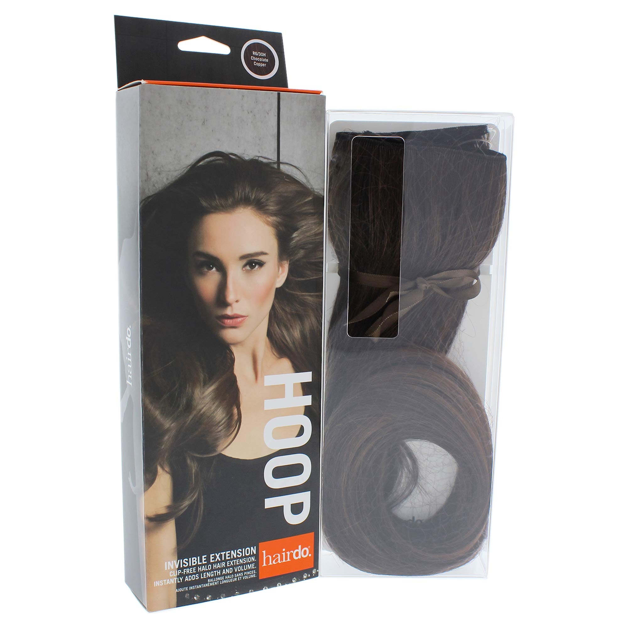 Chocolate Copper : HAIRUWEAR Hairdo Invisible Hair Extension, Chocolate Copper