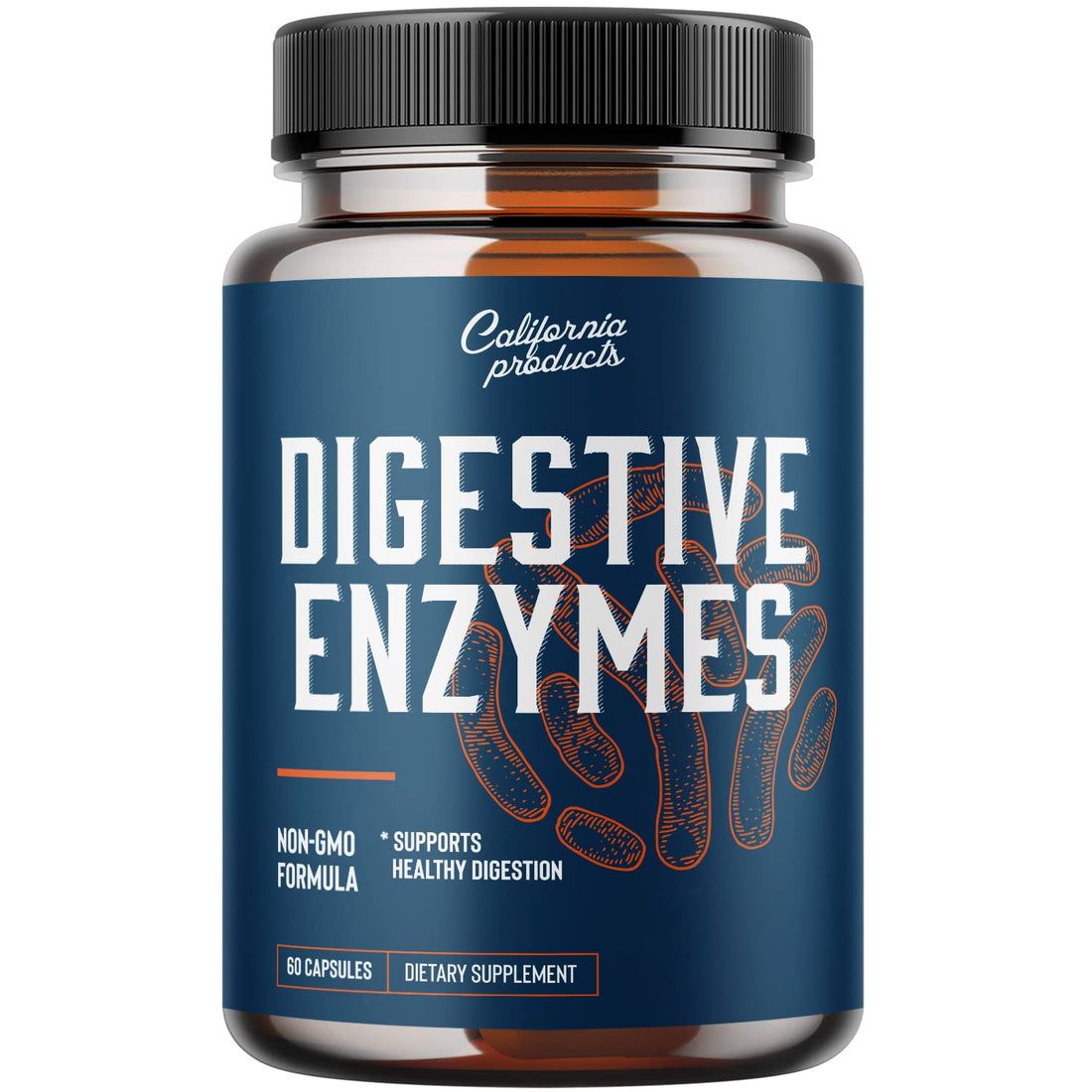 Gut Health Digestive Enzyme Supplements - Pure Digestive Enzymes for Digestion Constipation Relief - Pancreatin Digestive Enzymes for Digestive Health