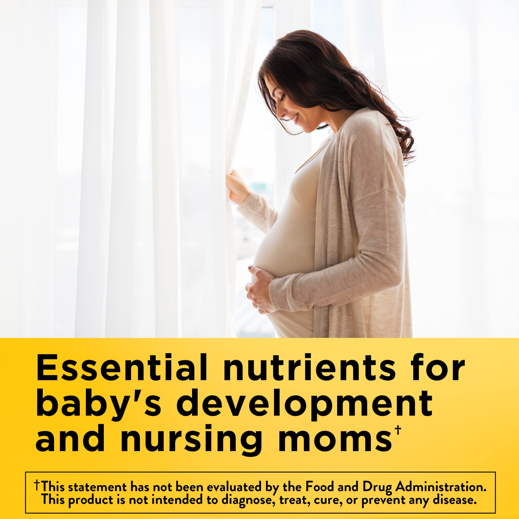 Nature Made Postnatal Multivitamin + DHA 200 mg, Postnatal Vitamins for Breastfeeding Moms & Babies, Vitamins & Nutrients Include Iron, Vitamin D3, Calcium, Iodine and More, 60 Softgels