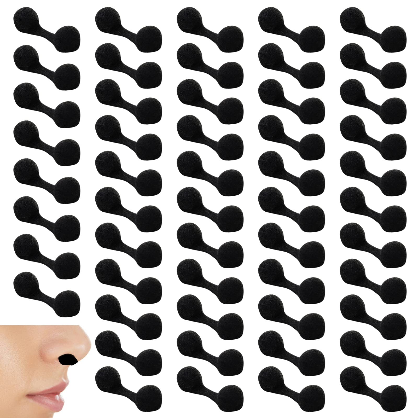 Elera Spray Tan Disposable Nose Filters for Sunless Airbrush Spray Tanning (50pcs)