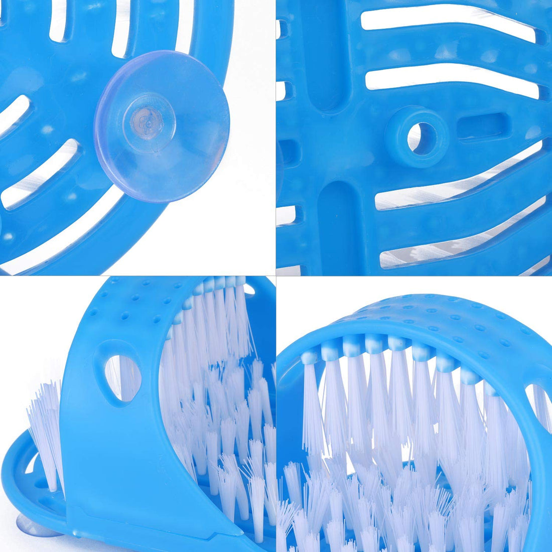 Magic Foot Scrubber Feet Cleaner Brush for Shower Spas Massage Slipper Exfoliating Foot Cleaning Brush 1 Pair