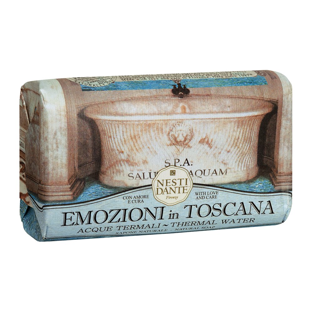 Nesti Dante Emozioni In Toscana Natural Soap, Thermal Water, 8.8 Ounce
