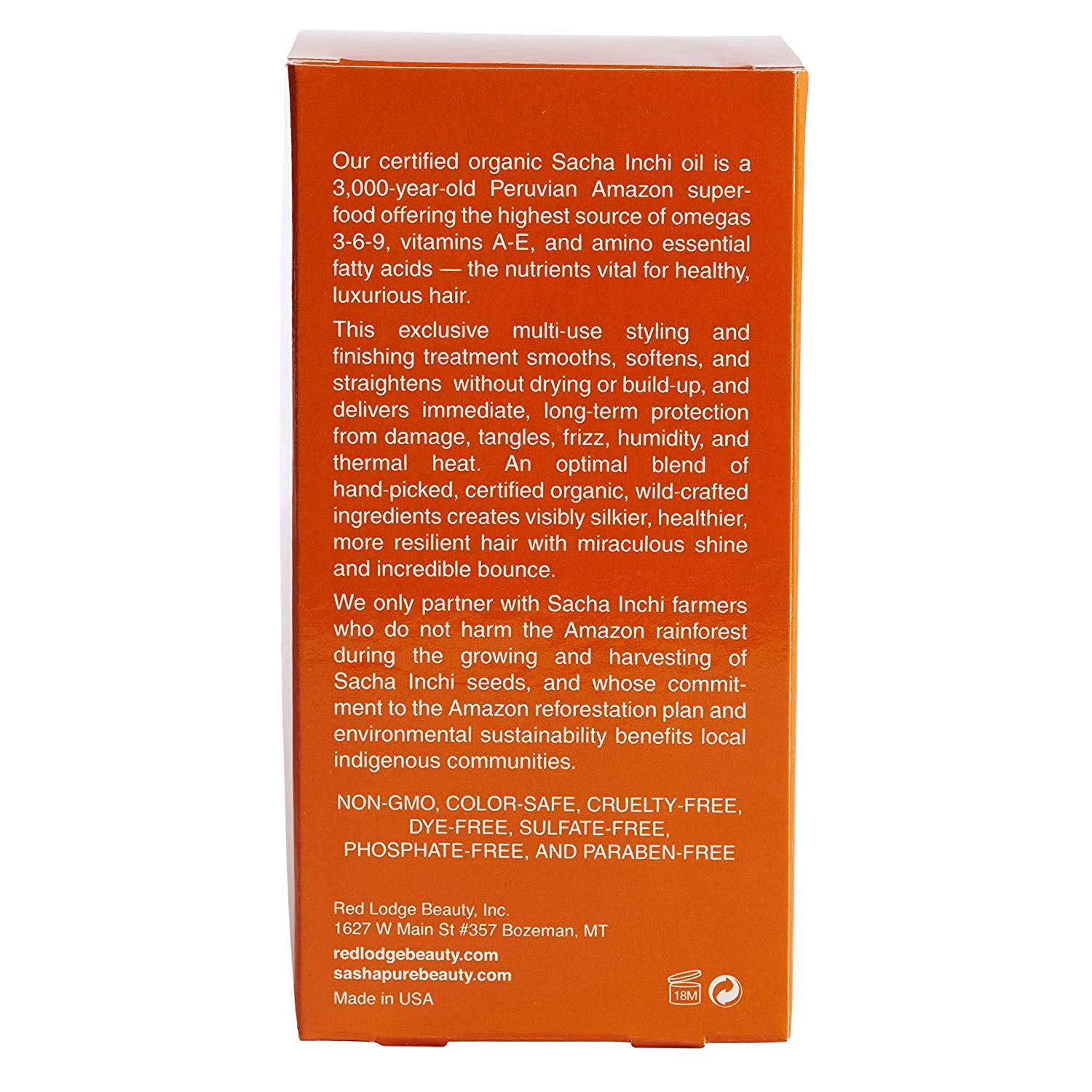 Sashapure Smoothing & Shine Hair Treatment 1.7 Ounce...