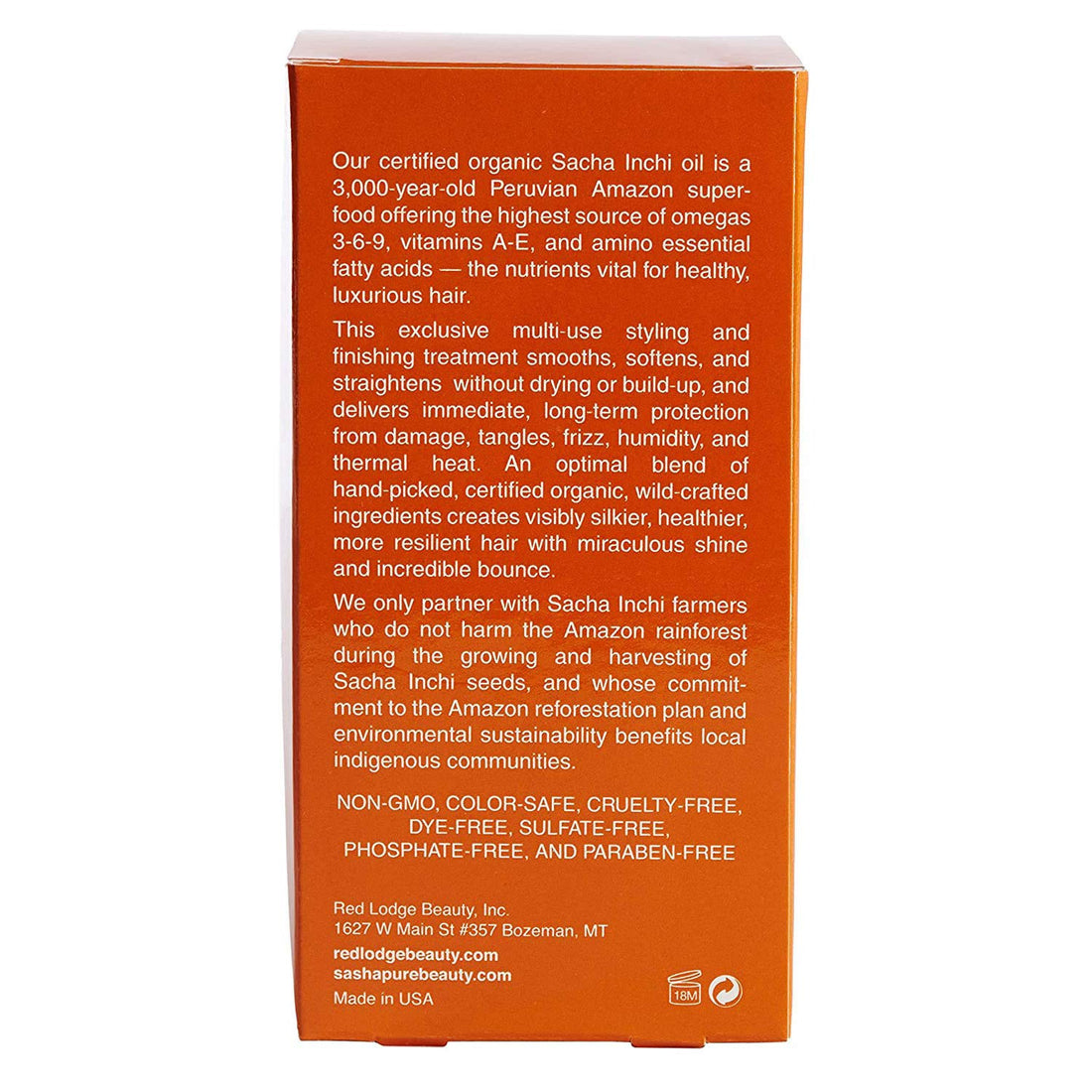 Sashapure Smoothing & Shine Hair Treatment 1.7 Ounce...
