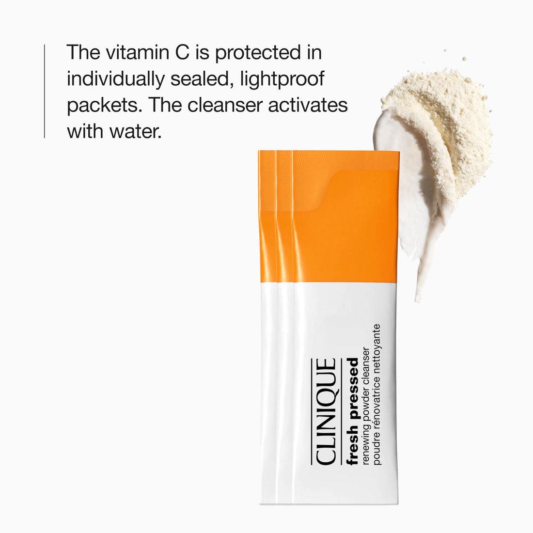 Clinique Fresh Pressed Renewing Powder Cleanser With Pure Vitamin C + Salicylic Acid | Purifying + Brightening