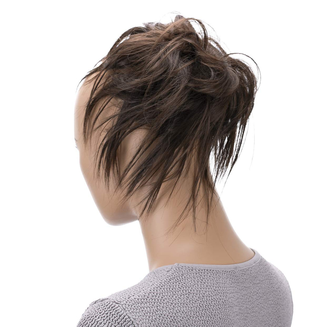 Chocobraun # 4 G2F: Prettyshop Hairpiece Hair Rubber Scrunchie Scrunchy Updos Voluminous Wavy Messy Bun Chocobraun # 4 G2F