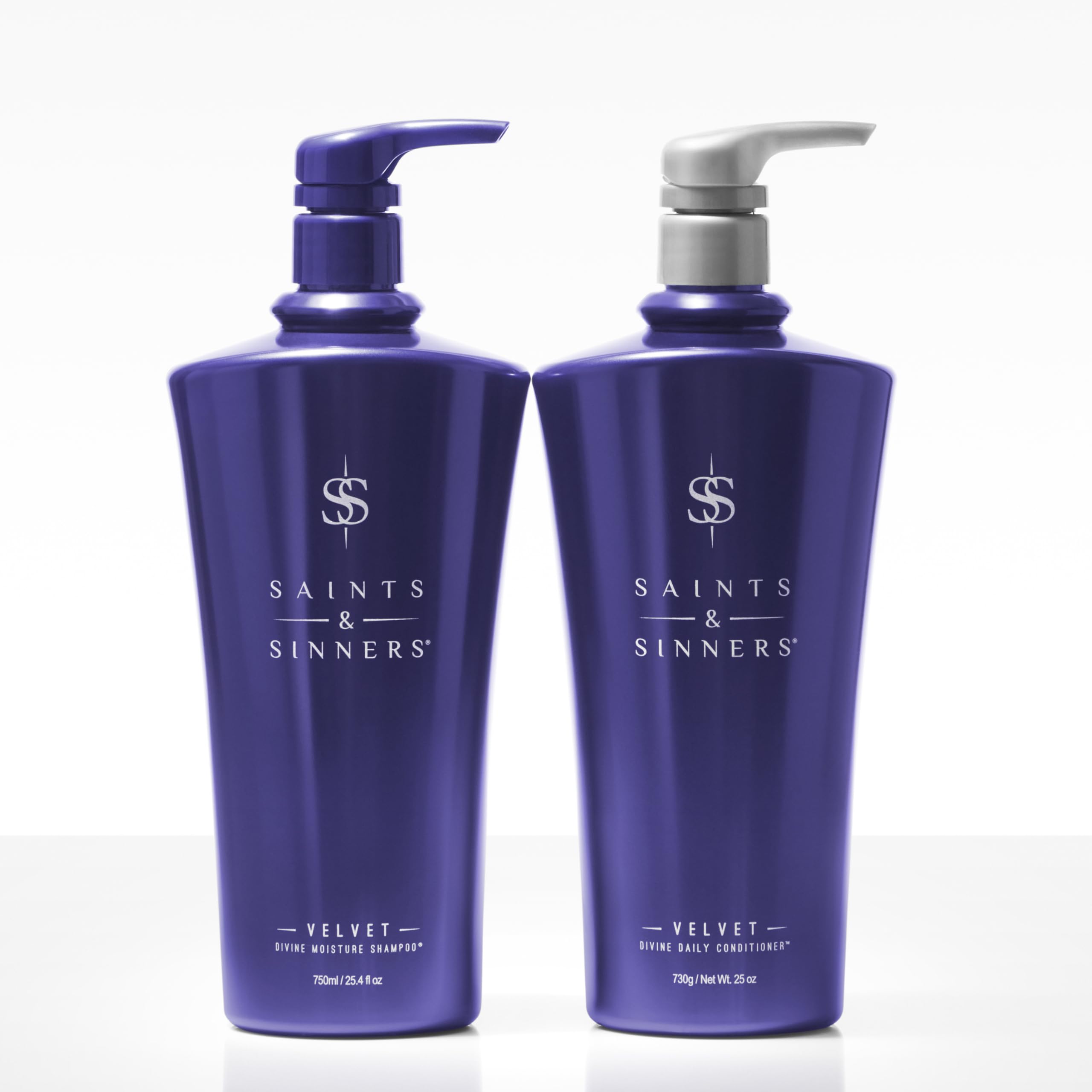 Saints & Sinners Velvet Duo (750ml) for Dry, Damaged, Color Treated Hair