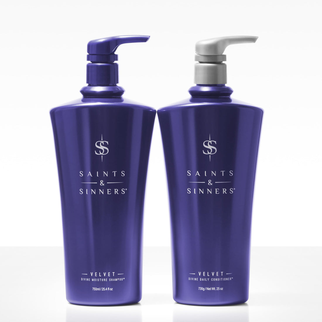 Saints & Sinners Velvet Duo (750ml) for Dry, Damaged, Color Treated Hair