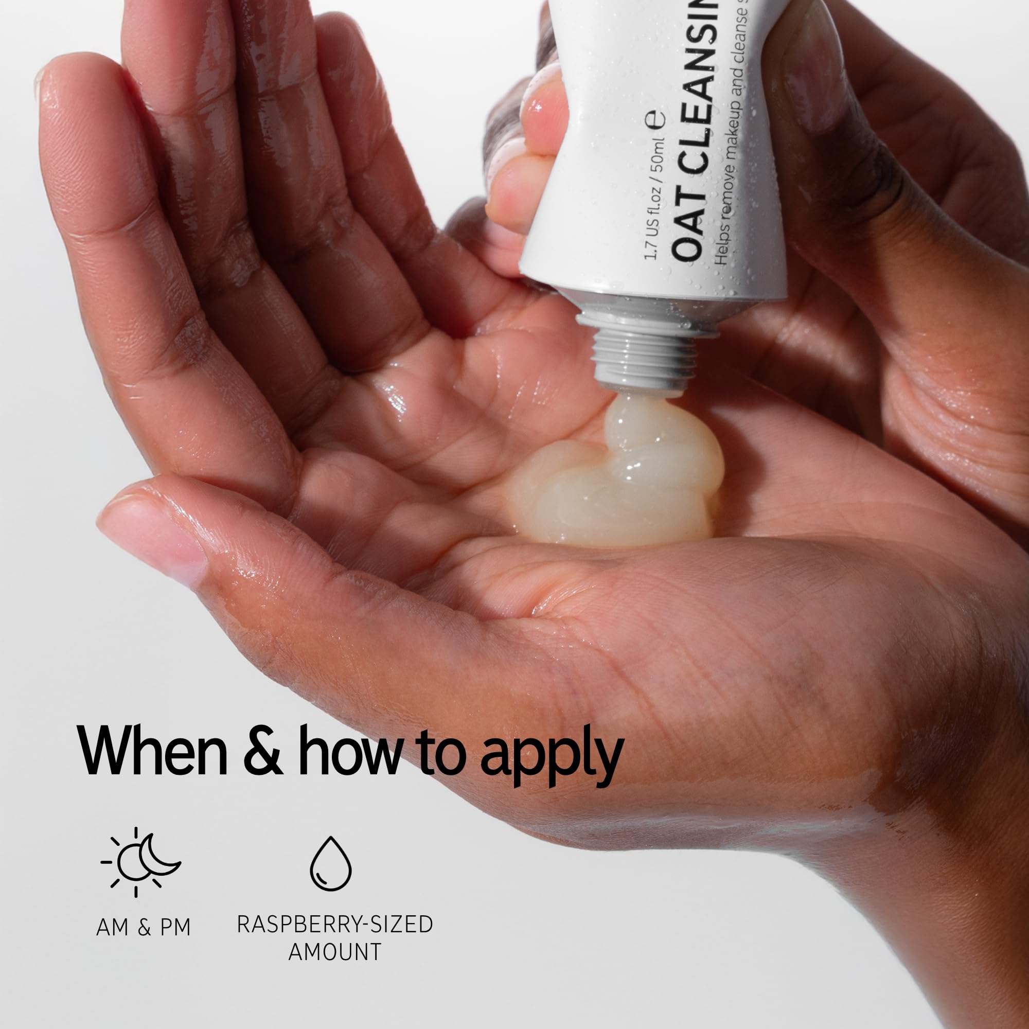 The INKEY List Mini Oat Cleansing Balm, Rich Balm Removes Makeup and Impurities, Reduces Redness, Travel Size, 1.69 Fl Oz each