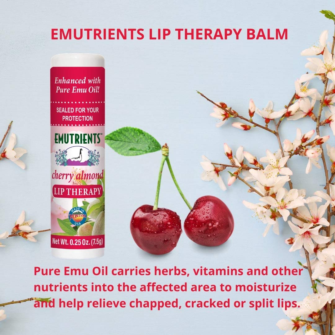 Lip Therapy Almond Cherry Laid In Montana 0.25 oz Balm