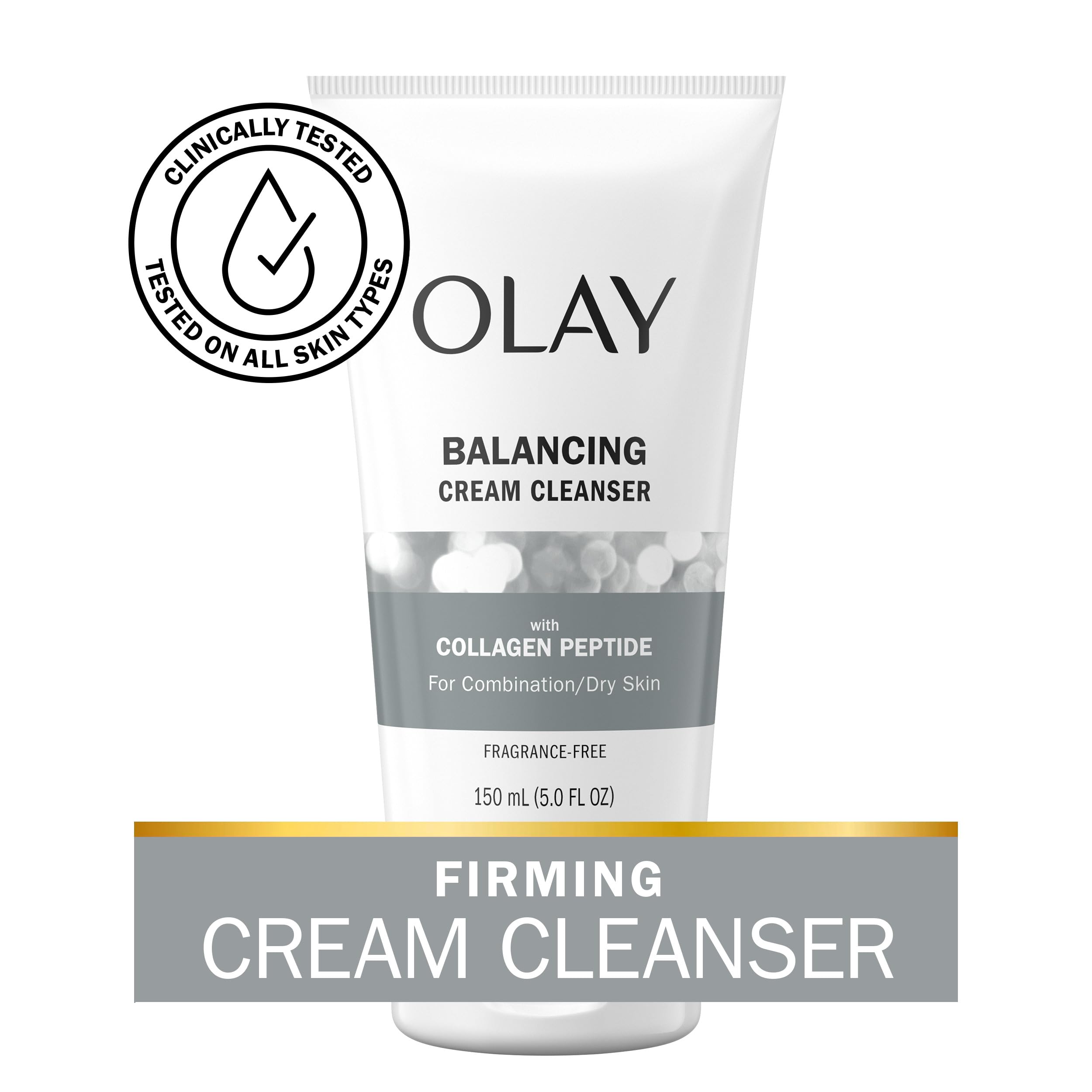 Olay Regenerist Collagen Peptide 24, Face Wash, Fragrance-Free, 150 mL