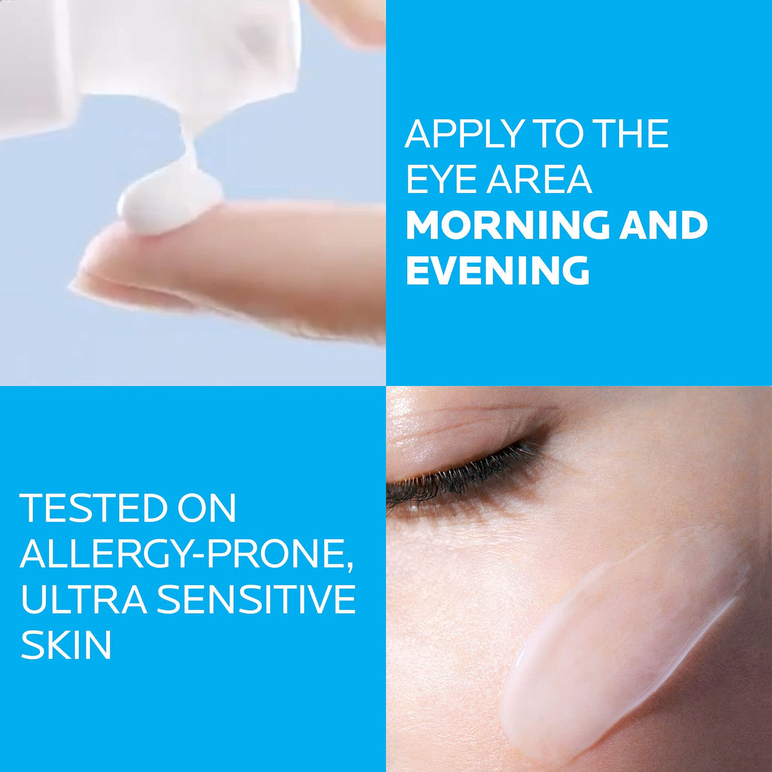 La Roche-Posay Toleriane Ultra Soothing Eye Cream for Very Sensitive Eyes, 0.66 Fl. Oz.