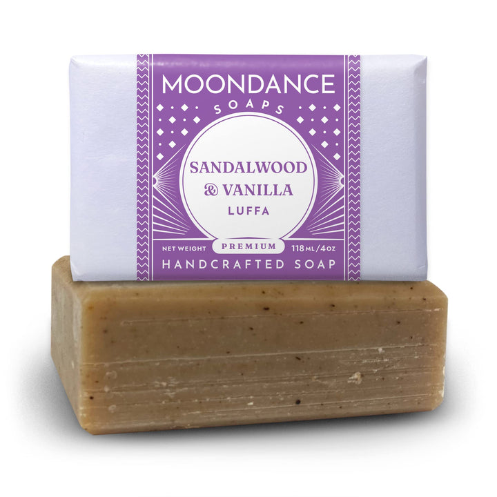 Sandalwood & Vanilla Soap - 4 oz bar by MoonDance Soaps & More