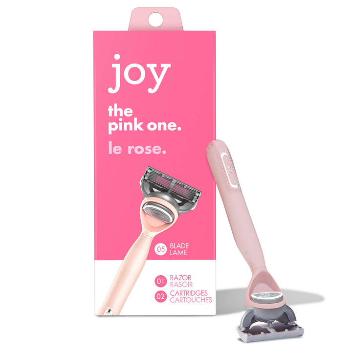 Joy, The Pink One, 1 Razor and 2 Cartridges