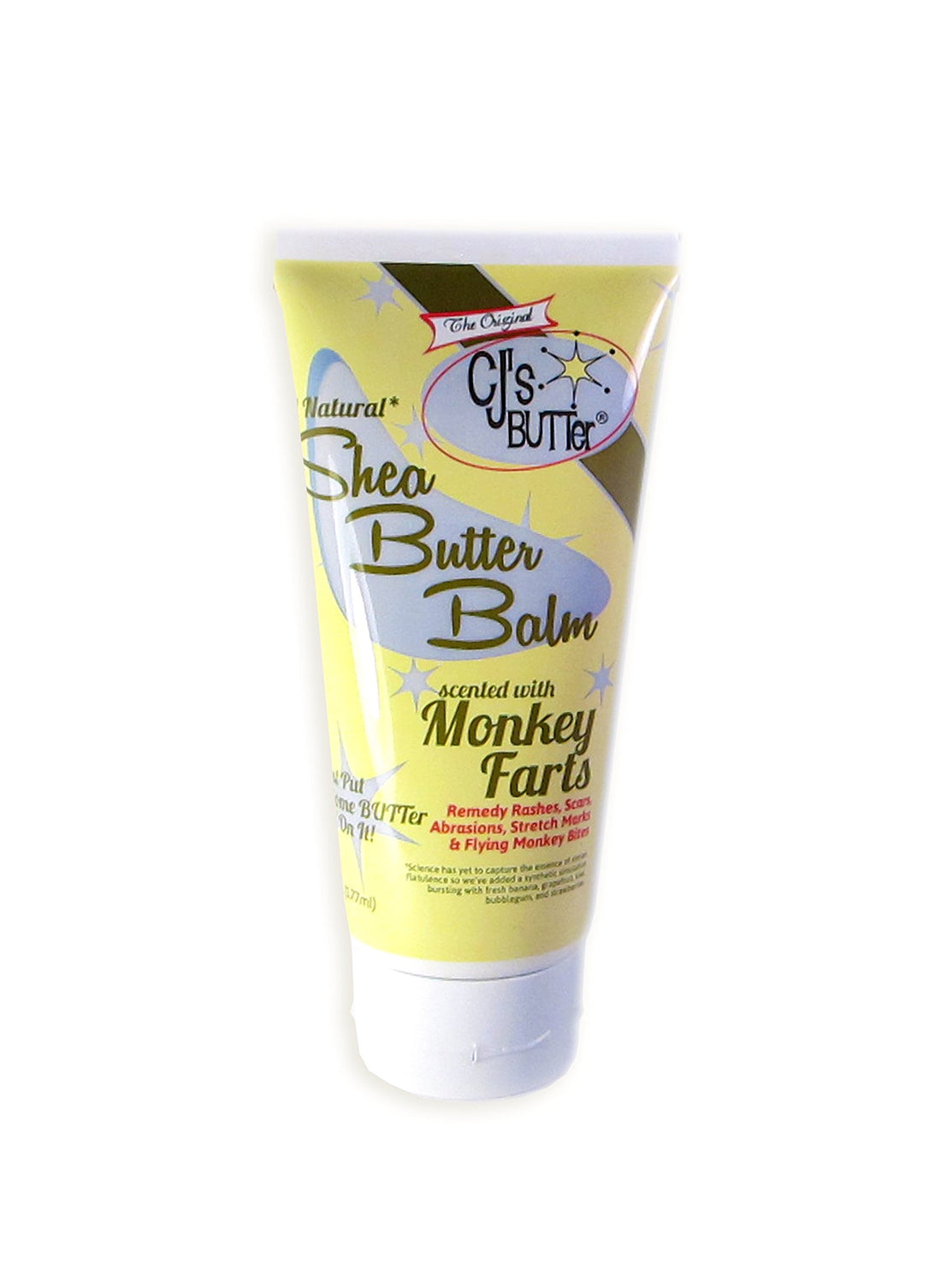 The Original CJ's BUTTer® All Natural Shea Butter Balm - Monkey Farts, 6 oz. Tube