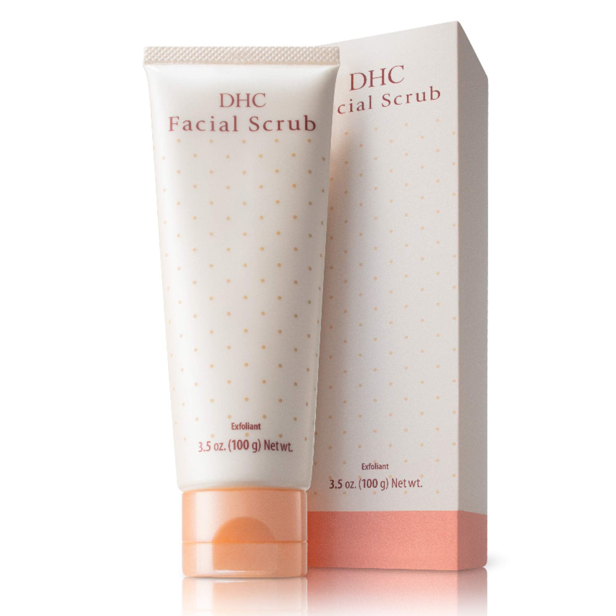 DHC Facial Scrub, Gentle Exfoliating Scrub, Creamy Microbead-Free Cleanser, Smooth, Hydrating, Clearer-Looking Complexion, Ideal for All Skin Types|100gm