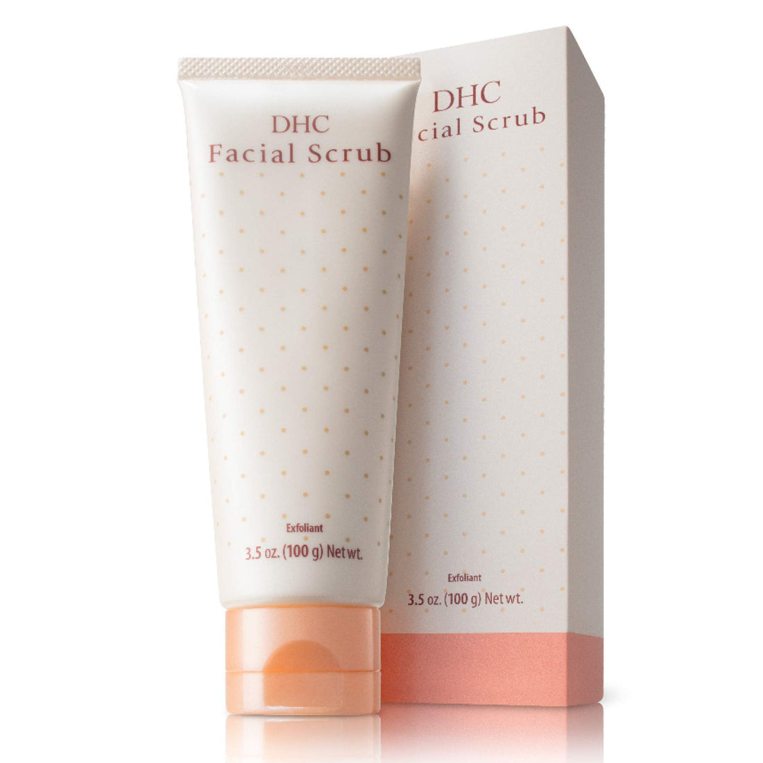 DHC Facial Scrub, Gentle Exfoliating Scrub, Creamy Microbead-Free Cleanser, Smooth, Hydrating, Clearer-Looking Complexion, Ideal for All Skin Types|100gm